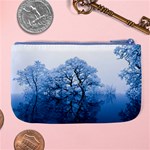 Nature Inspiration Trees Blue Large Coin Purse Back