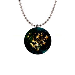 Heart Love Universe Space All Sky Button Necklaces by Nexatart