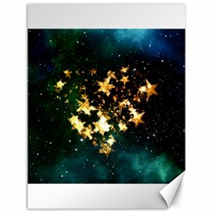 Heart Love Universe Space All Sky Canvas 12  X 16   by Nexatart