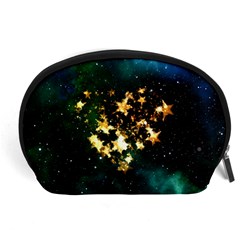 Heart Love Universe Space All Sky Accessory Pouches (large)  by Nexatart