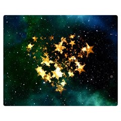 Heart Love Universe Space All Sky Double Sided Flano Blanket (medium)  by Nexatart