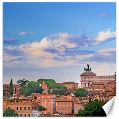 Aerial View Rome Cityscape Canvas 16  X 16  