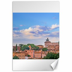 Aerial View Rome Cityscape Canvas 24  X 36  by dflcprints