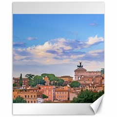 Aerial View Rome Cityscape Canvas 11  X 14   by dflcprints