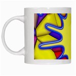 Embroidery Dab Color Spray White Mugs Left