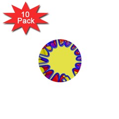 Embroidery Dab Color Spray 1  Mini Buttons (10 Pack) 