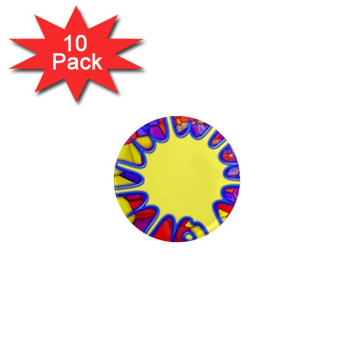 Embroidery Dab Color Spray 1  Mini Magnet (10 pack) 