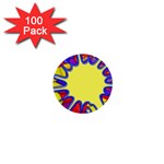 Embroidery Dab Color Spray 1  Mini Buttons (100 pack)  Front