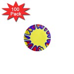 Embroidery Dab Color Spray 1  Mini Magnets (100 pack)  Front