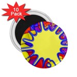 Embroidery Dab Color Spray 2.25  Magnets (10 pack)  Front