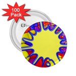 Embroidery Dab Color Spray 2.25  Buttons (100 pack)  Front