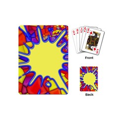 Embroidery Dab Color Spray Playing Cards (mini)  by Nexatart