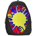 Embroidery Dab Color Spray Backpack Bag Front