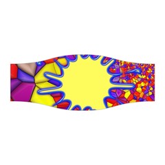 Embroidery Dab Color Spray Stretchable Headband