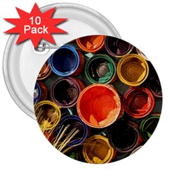 Color Box Colorful Art Artwork 3  Buttons (10 Pack)  by Nexatart