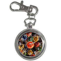 Color Box Colorful Art Artwork Key Chain Watches by Nexatart