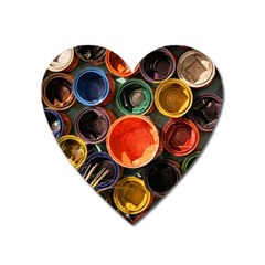 Color Box Colorful Art Artwork Heart Magnet by Nexatart