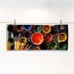 Color Box Colorful Art Artwork Hand Towel by Nexatart