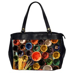 Color Box Colorful Art Artwork Office Handbags (2 Sides)  by Nexatart