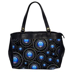 Background Abstract Glossy Blue Office Handbags by Nexatart