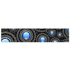 Background Abstract Glossy Blue Small Flano Scarf by Nexatart