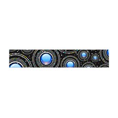 Background Abstract Glossy Blue Flano Scarf (mini) by Nexatart