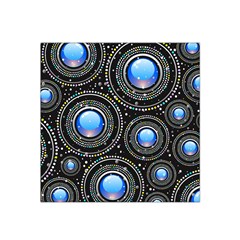 Background Abstract Glossy Blue Satin Bandana Scarf by Nexatart