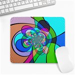 Retro Wave Background Pattern Large Mousepads Front