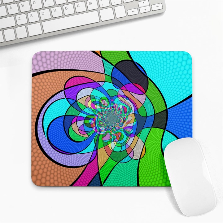 Retro Wave Background Pattern Large Mousepads