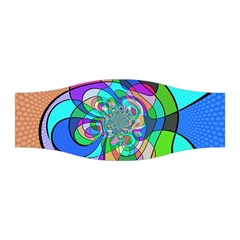 Retro Wave Background Pattern Stretchable Headband by Nexatart