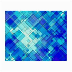 Abstract Squares Arrangement Small Glasses Cloth by Nexatart