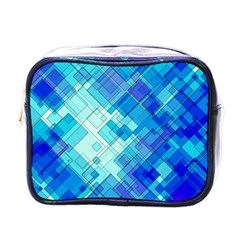 Abstract Squares Arrangement Mini Toiletries Bags by Nexatart