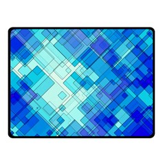 Abstract Squares Arrangement Fleece Blanket (small) by Nexatart