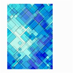 Abstract Squares Arrangement Small Garden Flag (two Sides) by Nexatart