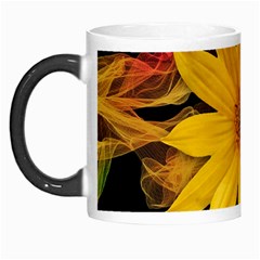 Sun Flower Blossom Bloom Particles Morph Mugs by Nexatart