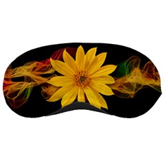 Sun Flower Blossom Bloom Particles Sleeping Masks by Nexatart