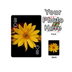 Sun Flower Blossom Bloom Particles Playing Cards 54 (Mini)  Front - Spade2