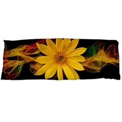 Sun Flower Blossom Bloom Particles Body Pillow Case (dakimakura) by Nexatart