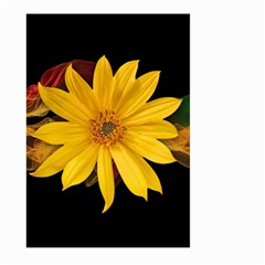 Sun Flower Blossom Bloom Particles Large Garden Flag (two Sides) by Nexatart