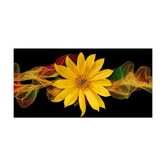 Sun Flower Blossom Bloom Particles Yoga Headband by Nexatart