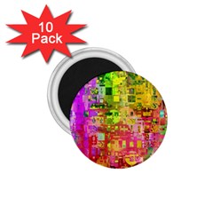 Color Abstract Artifact Pixel 1 75  Magnets (10 Pack)  by Nexatart