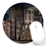 Architecture City Home Window Round Mousepads Front