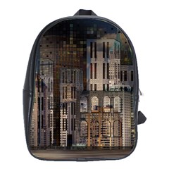 Architecture City Home Window School Bag (large) by Nexatart