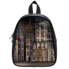 Architecture City Home Window School Bag (small) by Nexatart