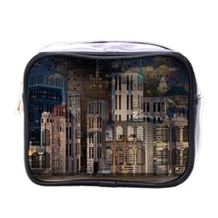 Architecture City Home Window Mini Toiletries Bags by Nexatart