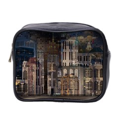 Architecture City Home Window Mini Toiletries Bag 2-side by Nexatart