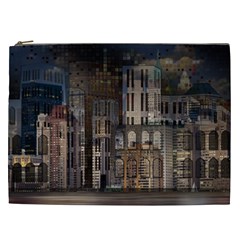 Architecture City Home Window Cosmetic Bag (xxl)  by Nexatart