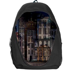 Architecture City Home Window Backpack Bag by Nexatart