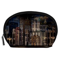 Architecture City Home Window Accessory Pouches (large)  by Nexatart