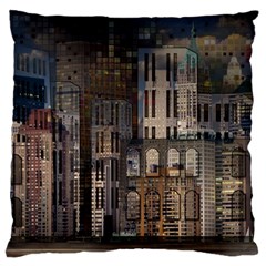 Architecture City Home Window Standard Flano Cushion Case (one Side) by Nexatart